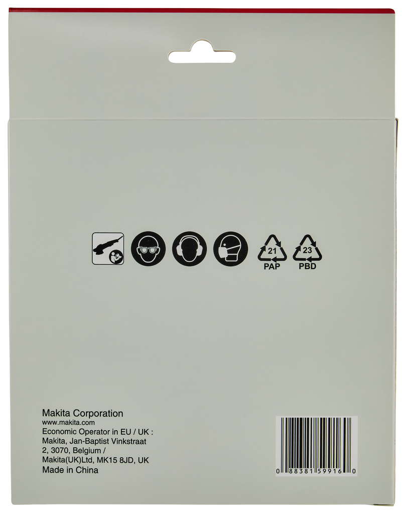 Spons wit hard medium 170mm