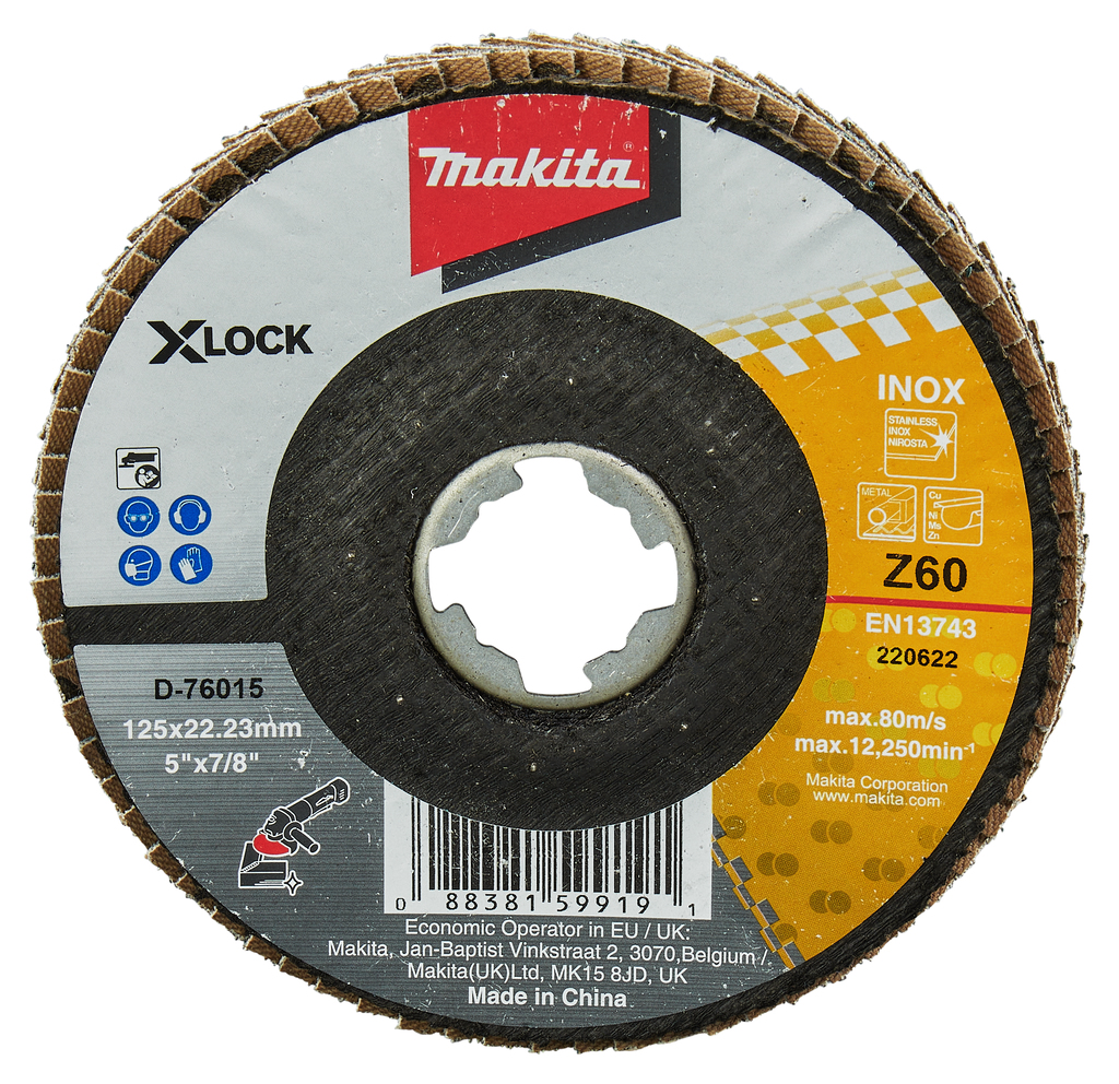 Lamellenschuurschijf 125mm Z60 X-LOCK