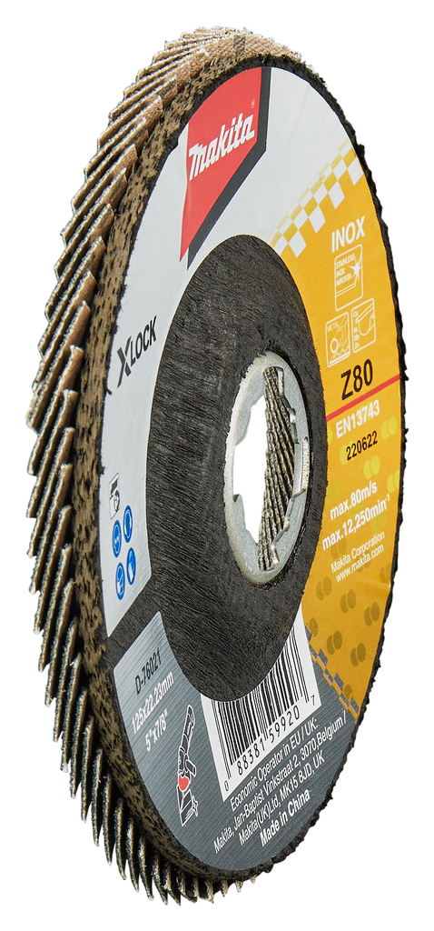 Lamellenschuurschijf 125mm Z80 X-LOCK