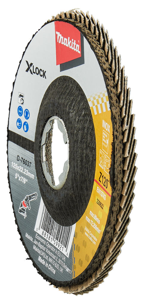 Lamellenschuurschijf 125mm Z120 X-LOCK