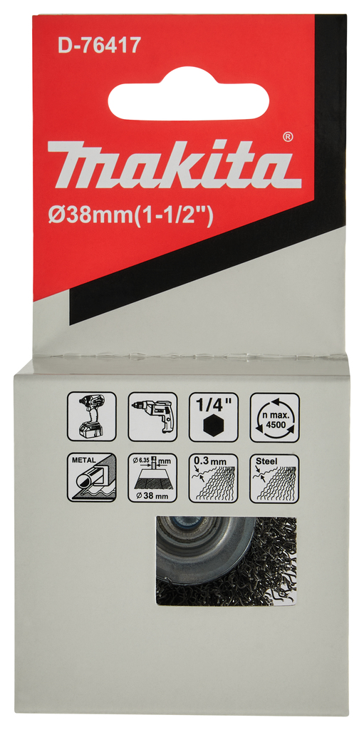 Komborstel ZK1/4"x38mm