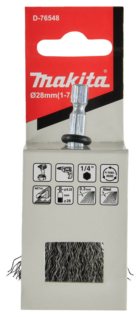 Penseelborstel ZK1/4"x28mm