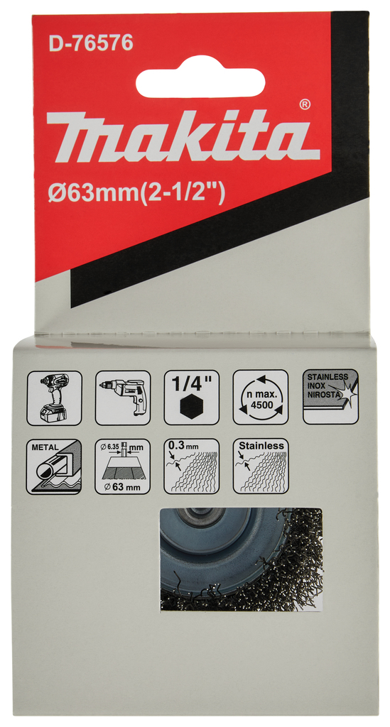 Komborstel ZK1/4"x65mm