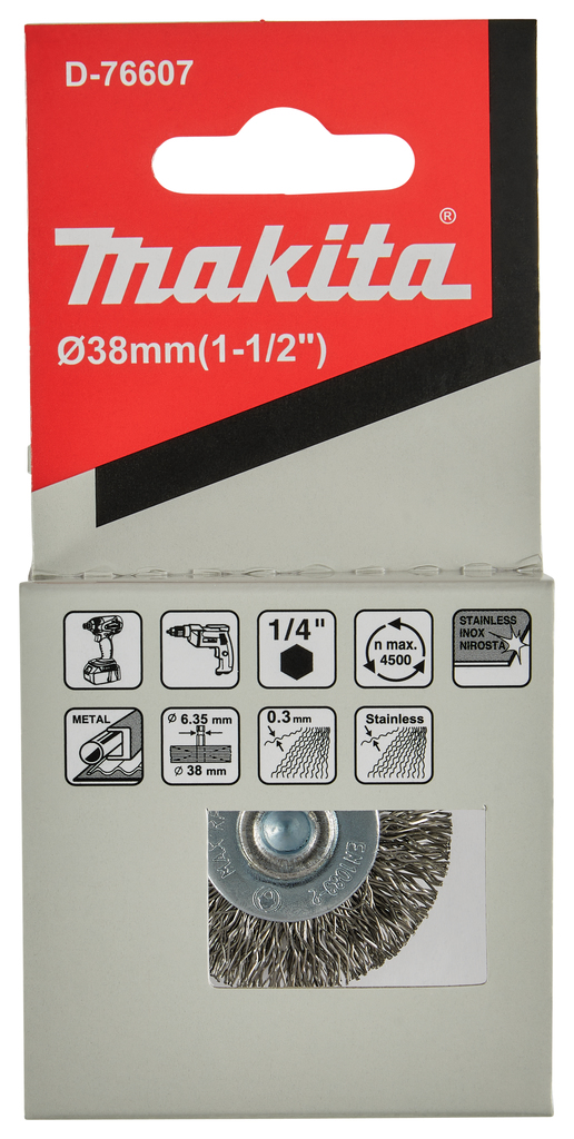 Rondborstel ZK1/4"x38mm