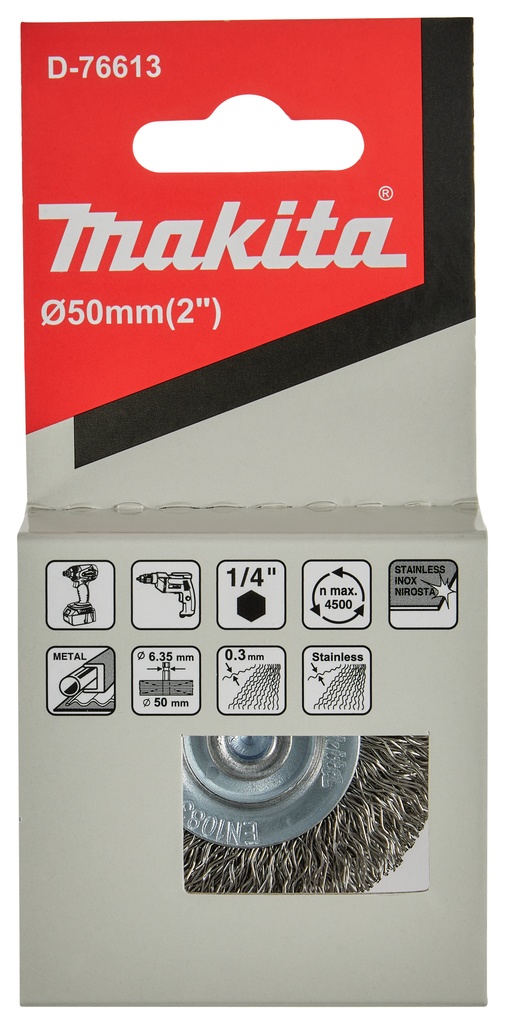 Rondborstel ZK1/4"x50mm 