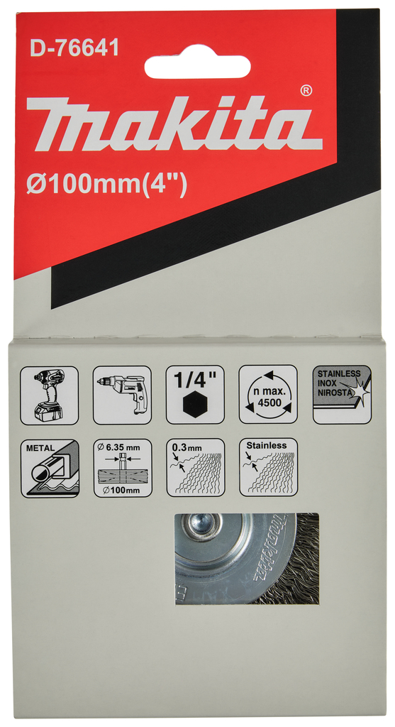 Rondborstel ZK1/4"x100mm