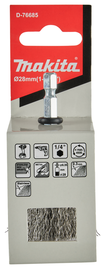 Penseelborstel ZK1/4"x28mm 