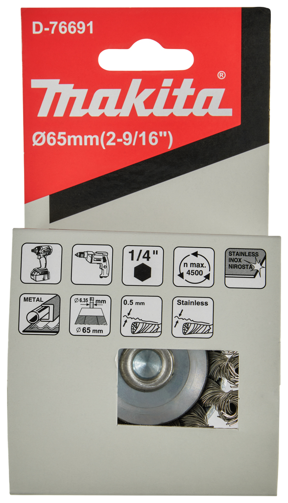 Komborstel ZK1/4"x65mm 