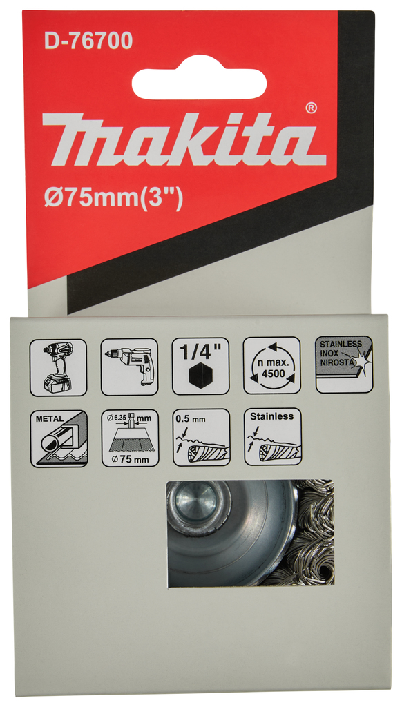 Komborstel ZK1/4"x75mm 