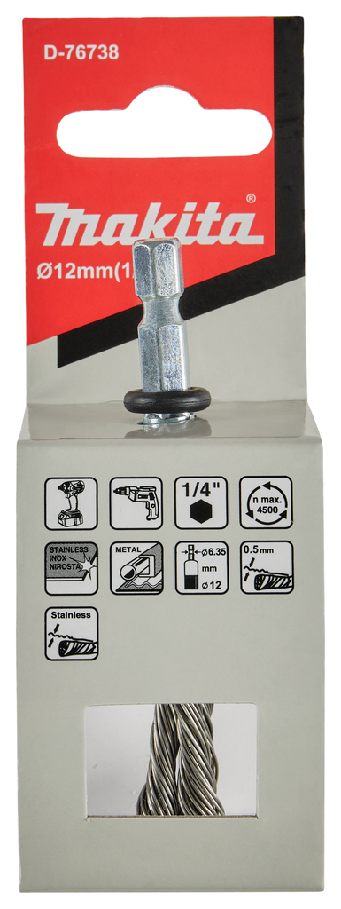 Penseelborstel ZK1/4"x12mm 