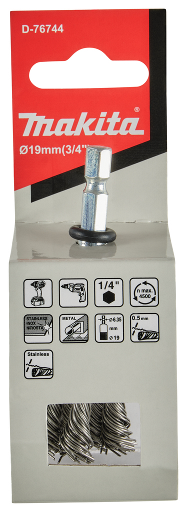 Penseelborstel ZK1/4"x19mm 