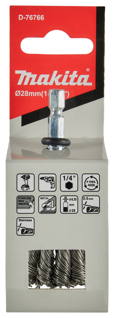 Penseelborstel ZK1/4"x28mm 