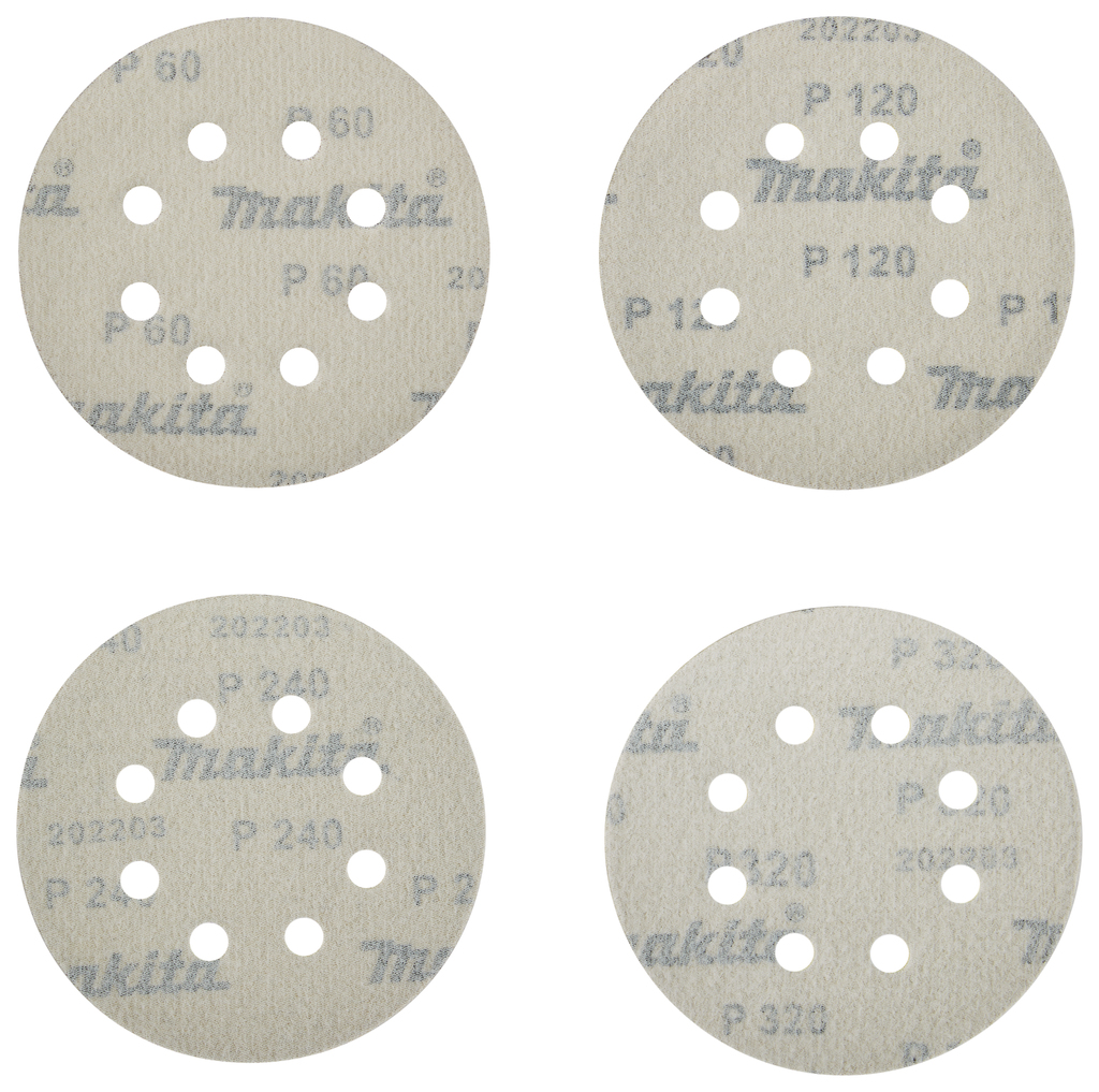 Schuurschijfset 125mm velcro