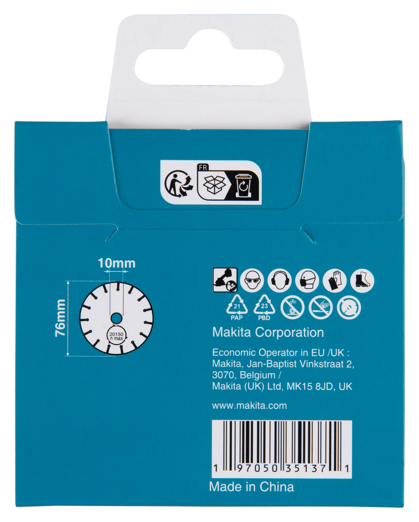 Doorslijpschijf HM/TCG 