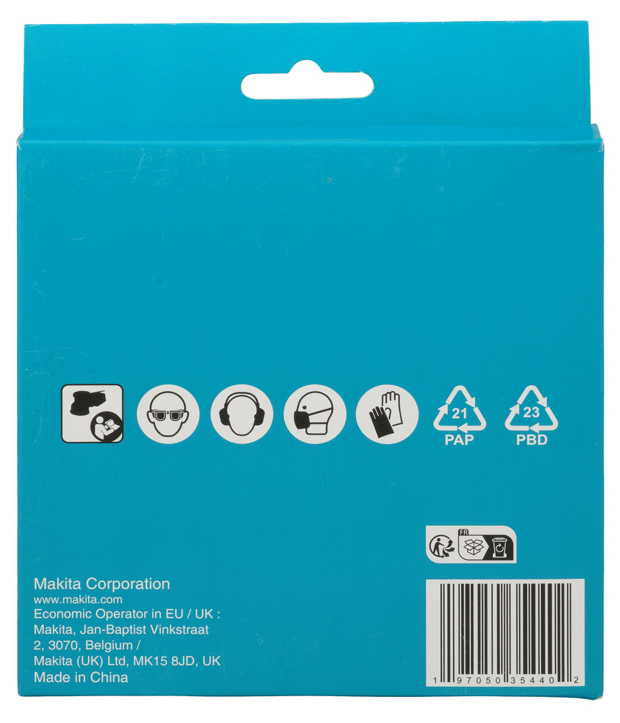 Beschermpad 125mm velcro