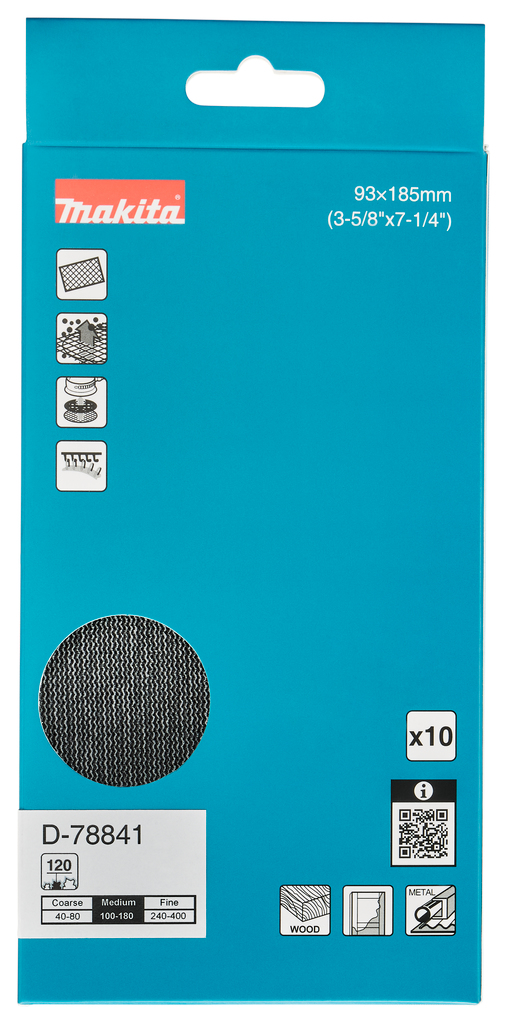 Schuurgaasvel 93x185mm A120