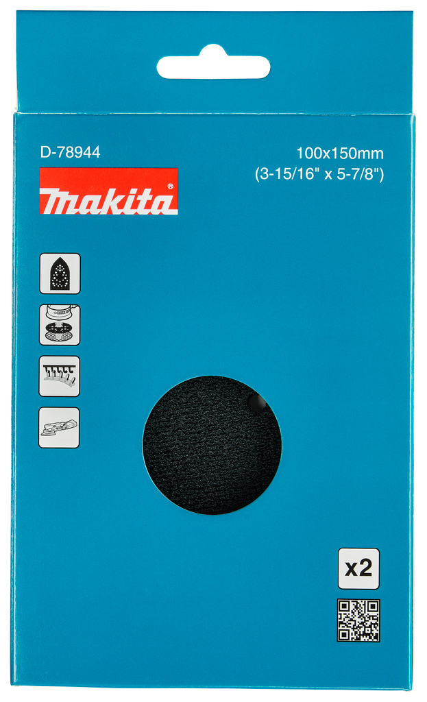 Beschermpad 100x150mm velcro