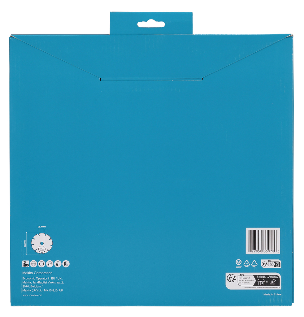 Diamantschijf 300x25,4x3,0mm