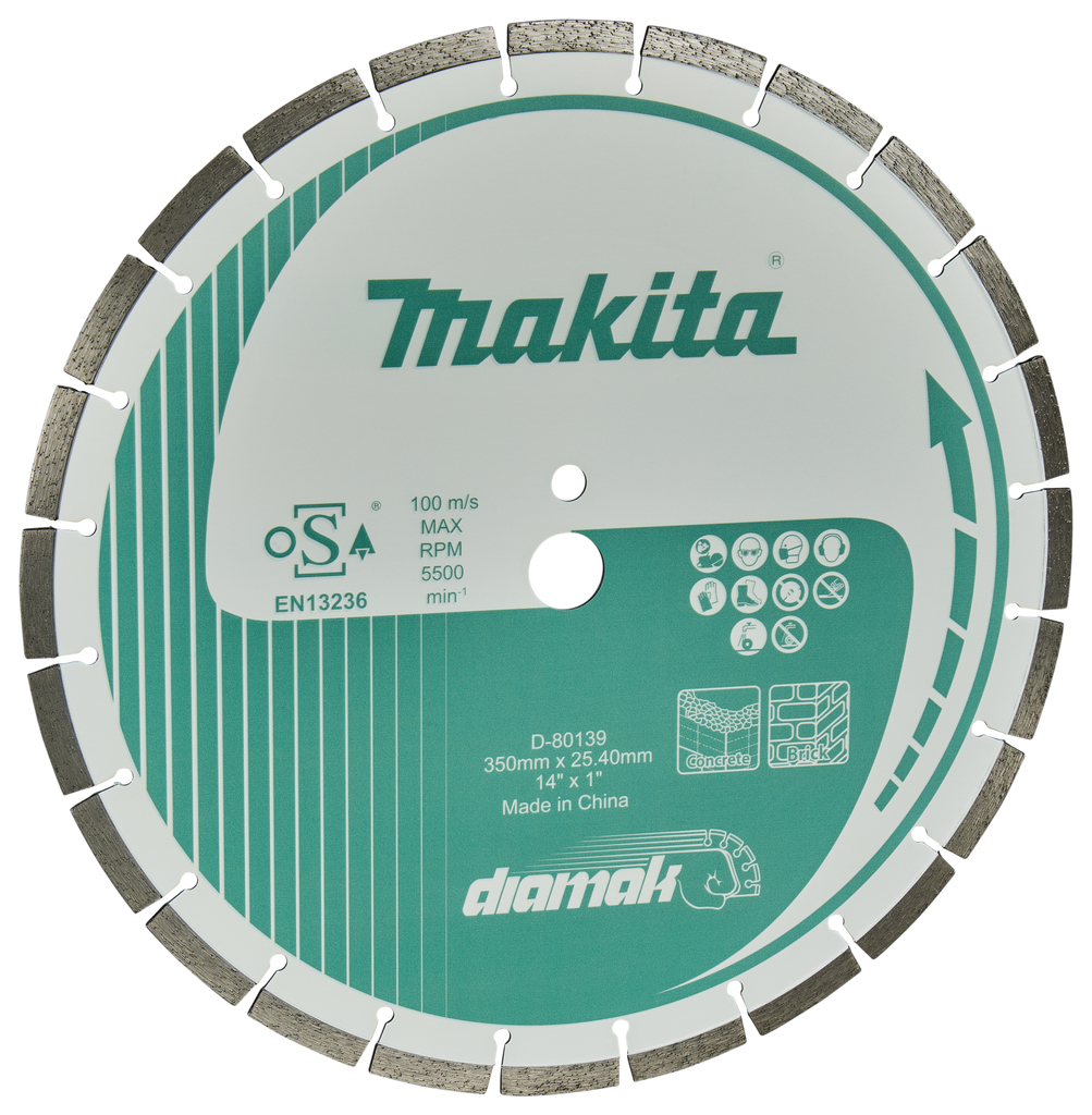 Diamantschijf 350x25,4x3,2 mm