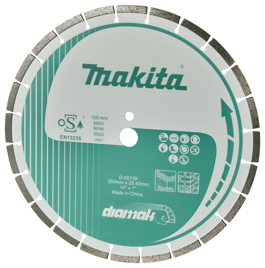 Diamantschijf 350x25,4x3,2 mm