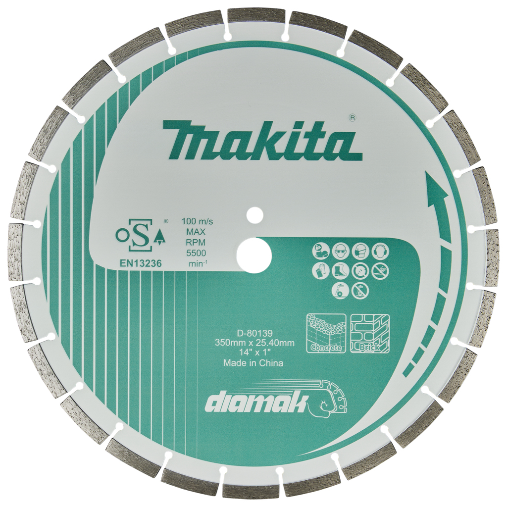 Diamantschijf 350x25,4x3,2 mm