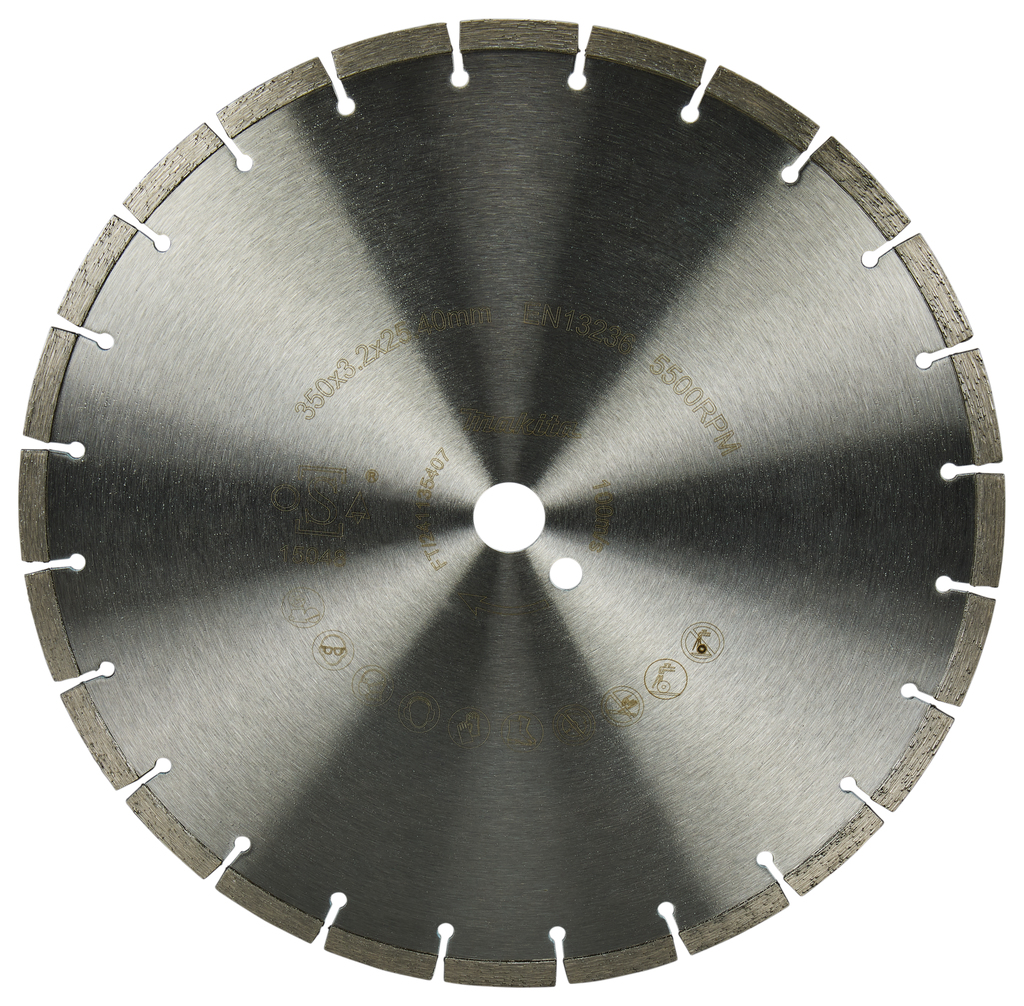 Diamantschijf 350x25,4x3,2 mm