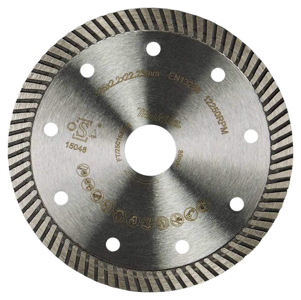 Diamantschijf 125x22,23x2,2mm