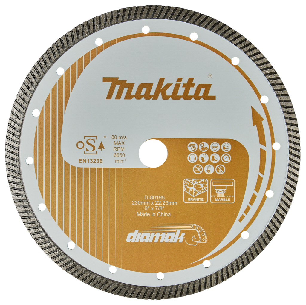 Diamantschijf 230x22,23x2,6mm