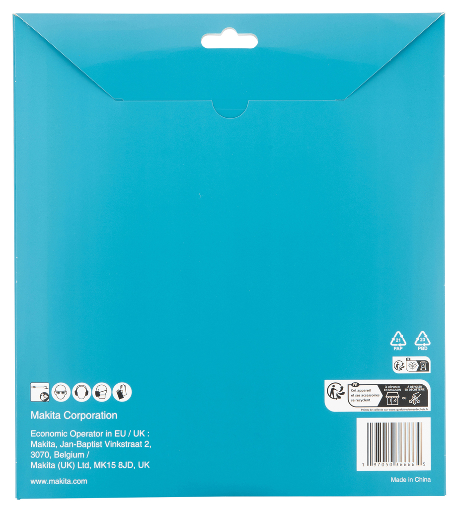 Schuurgaasschijf 225mm A180 velcro