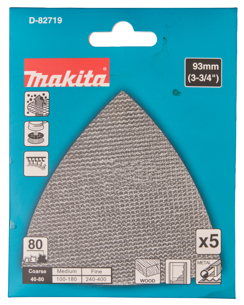 Delta schuurgaasvel 3-K 94mm A80 velcro