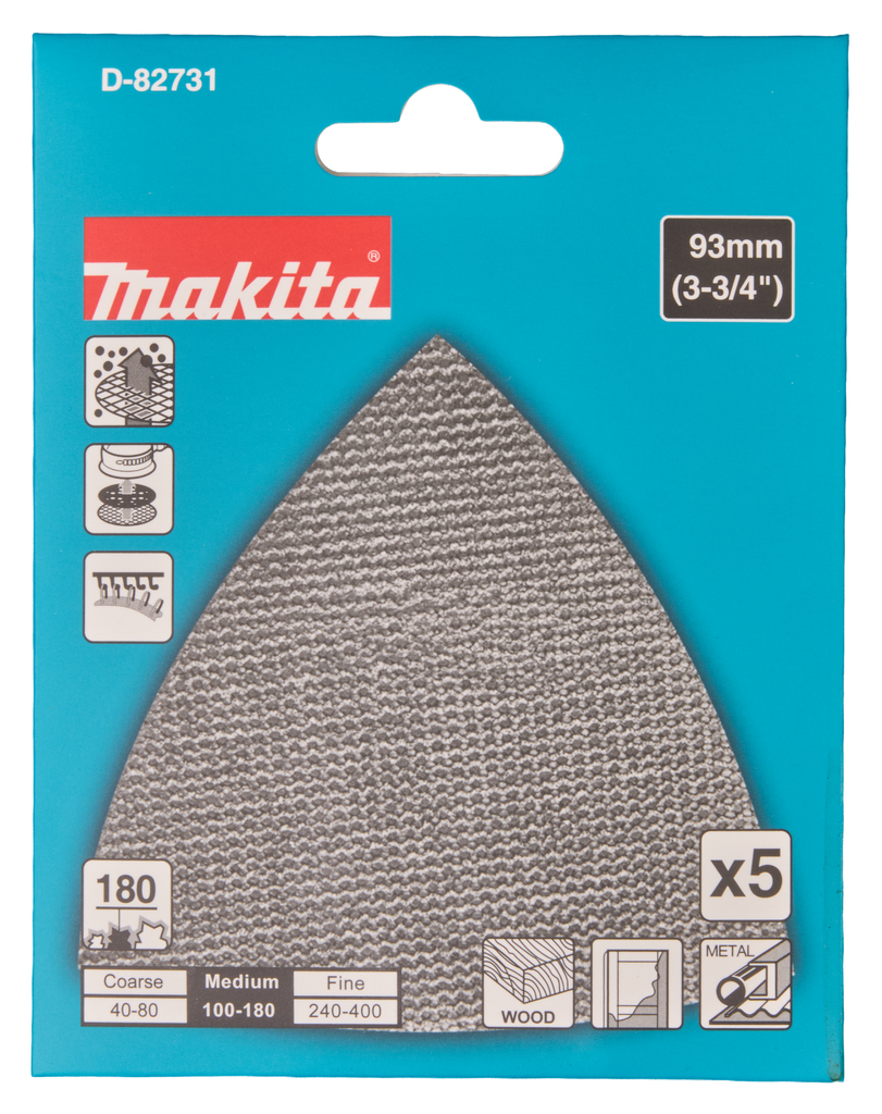 Delta schuurgaasvel 3-K 94mm A180 velcro