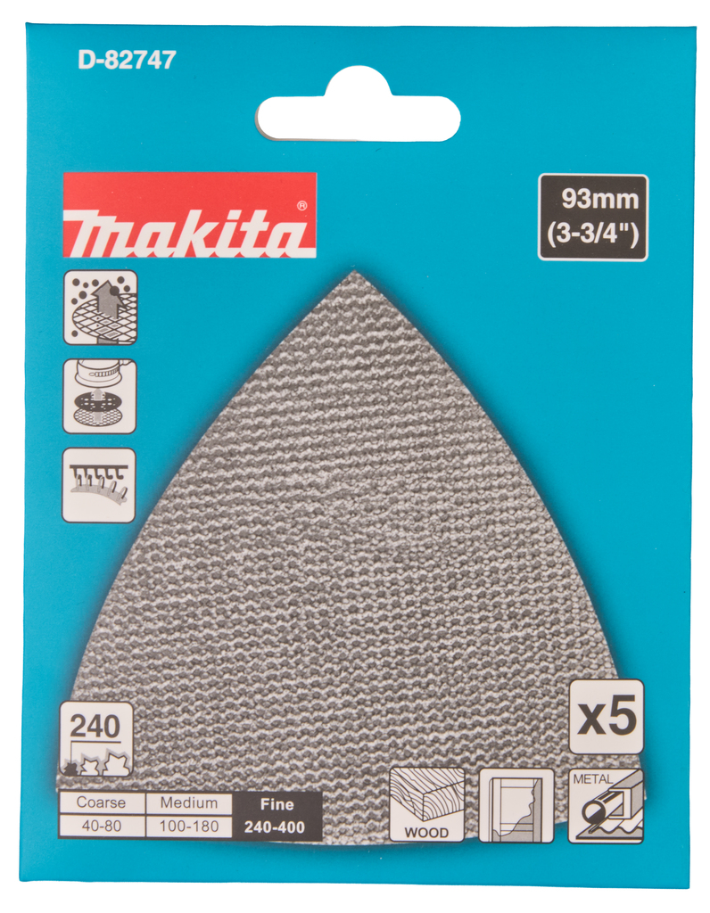 Delta schuurgaasvel 3-K 94mm A240 velcro