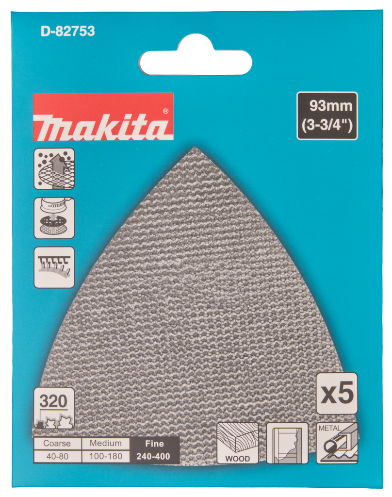 Delta schuurgaasvel 3-K 94mm A320 velcro