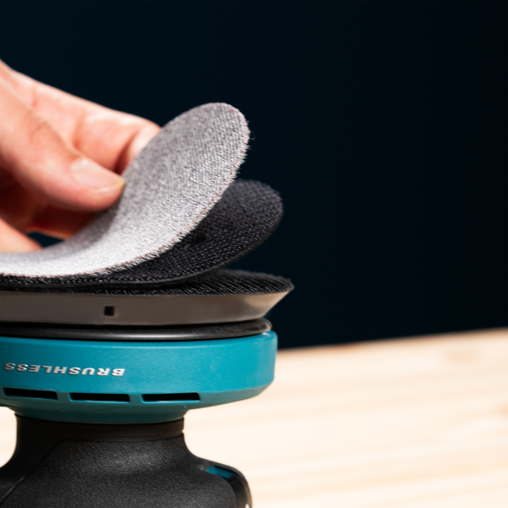 Schuurgaasschijfset 125mm velcro