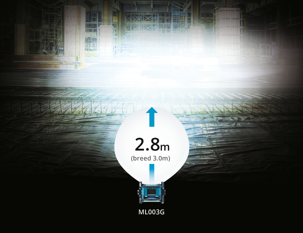 XGT 40 V Max - LXT 14,4 V / 18 V Bouwlamp