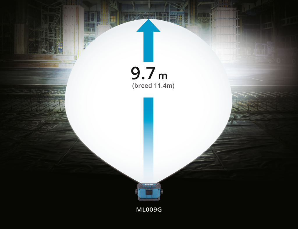 XGT 40 V Max - LXT 14,4 V / 18 V Bouwlamp