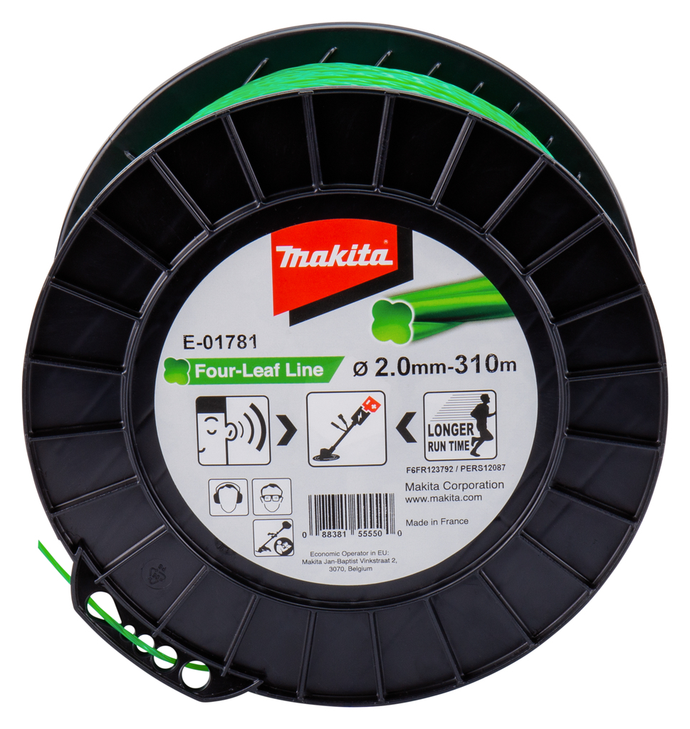 Klaverbladvormig maaidraad 2,00x310mtr groen