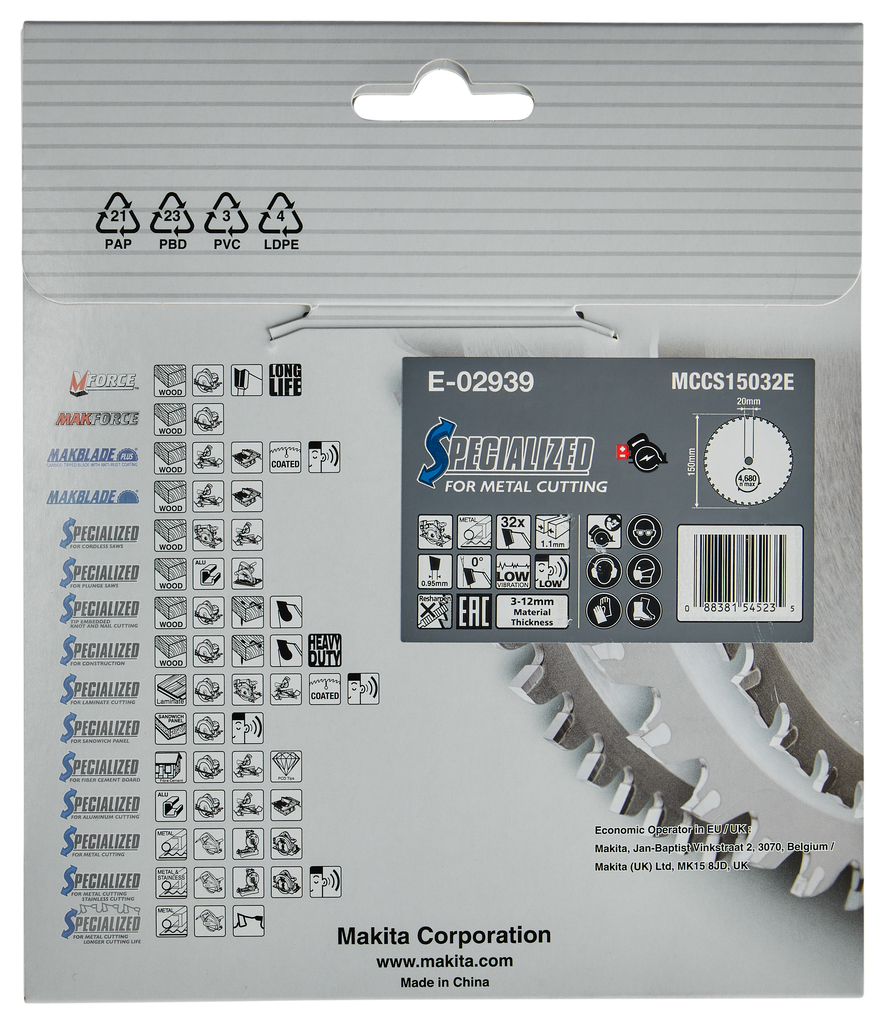 Cirkelzaagblad staal