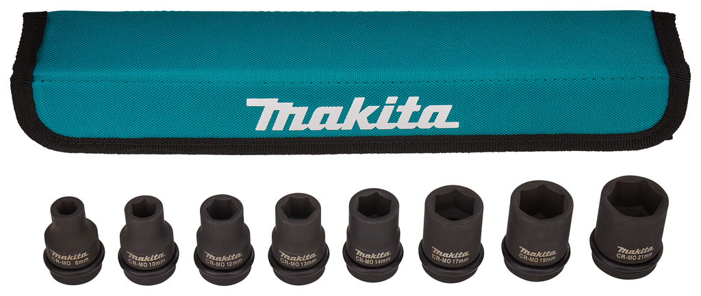 Krachtdoppenset 8-delig etui