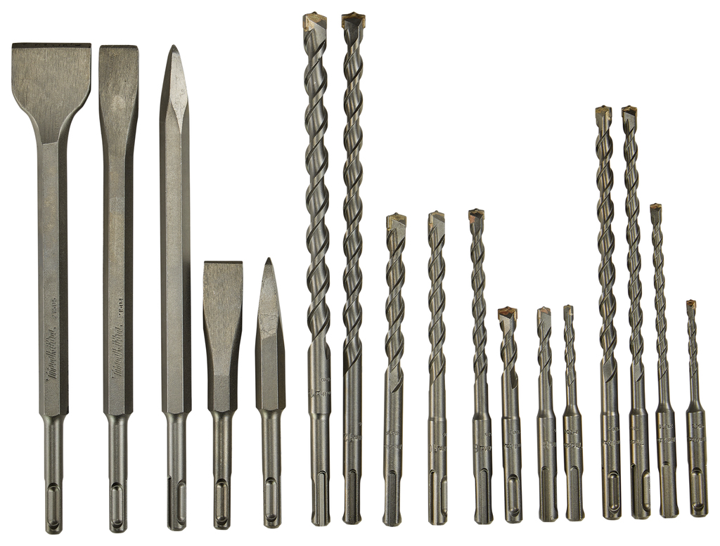 B2S: Betonboor-/beitelset 17-delig