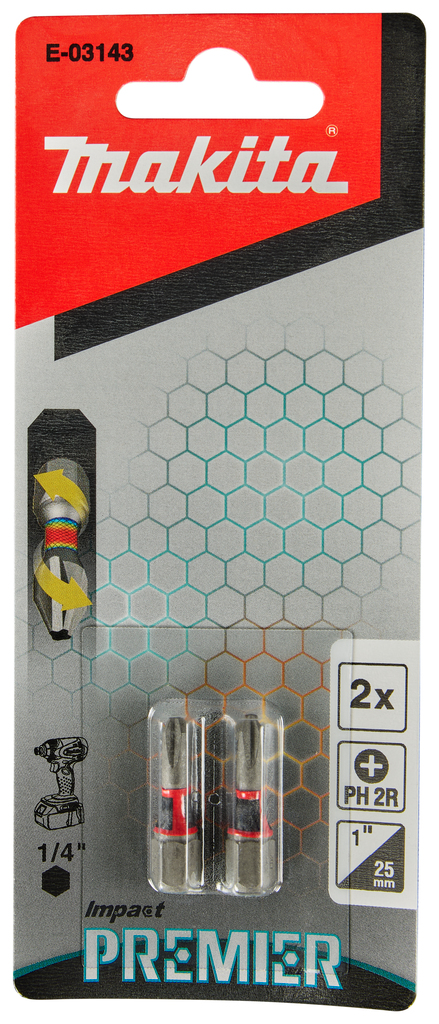 Slagschroefbit PH2x25mm slim