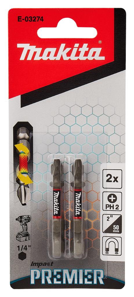 Slagschroefbit PH2x50mm