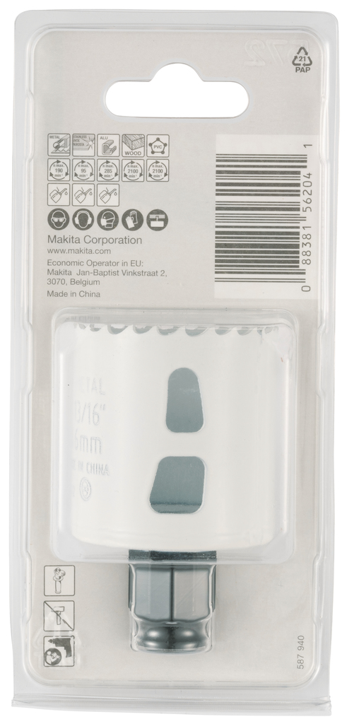 Gatzaag 46x44mm hout/metaal