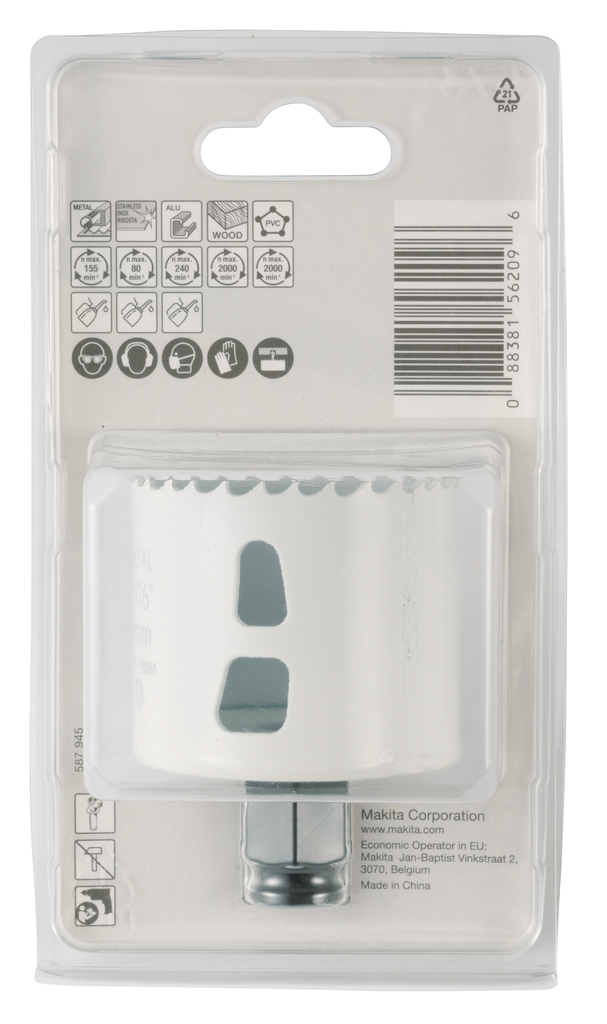 Gatzaag 56x44mm hout/metaal