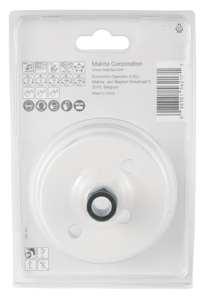 Gatzaag 76x44mm hout/metaal