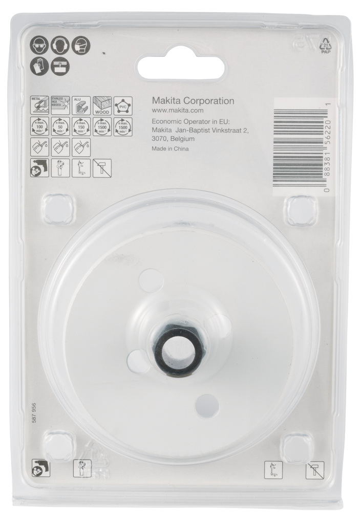 Gatzaag 86x44mm hout/metaal