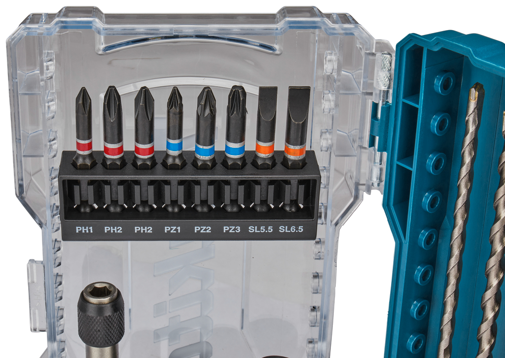 Boor-/dop-/schroefbitset 18-delig