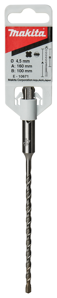 P2S: Betonboor 4,5x160mm SDS-PLUS