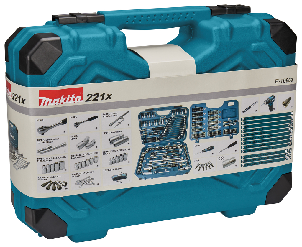 Handgereedschapsset 221-delig