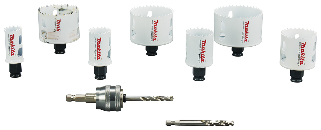 Gatzaagset 9-delig hout/metaal